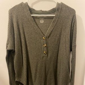 American Eagle waffle knit